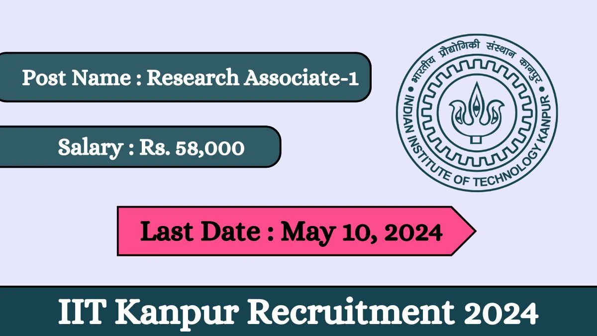 IIT Kanpur Recruitment 2024 Salary Up To 58,000 Per Month, Check Posts ...