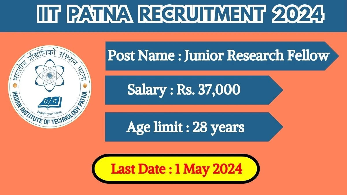 IIT Patna Recruitment 2024 Salary Up to 37,000 Per Month, Check Posts, Vacancies, Age, Qualification And How To Apply
