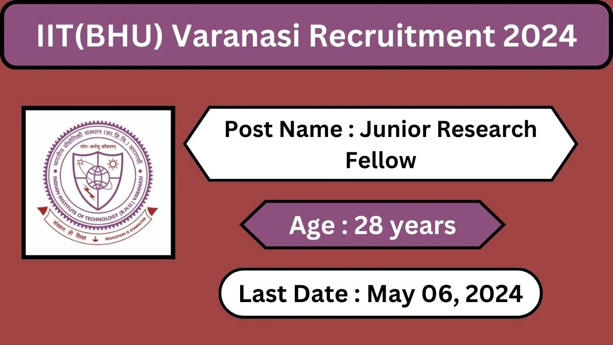 IIT(BHU) Varanasi Recruitment 2024 Check Posts, Salary, Qualification And How To Apply