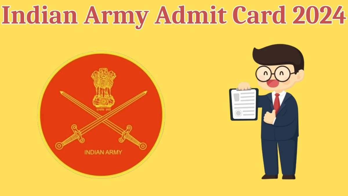 Indian Army Admit Card 2024 will be released Agniveer Check Exam Date, Hall Ticket joinindianarmy.nic.in - 12 April 2024