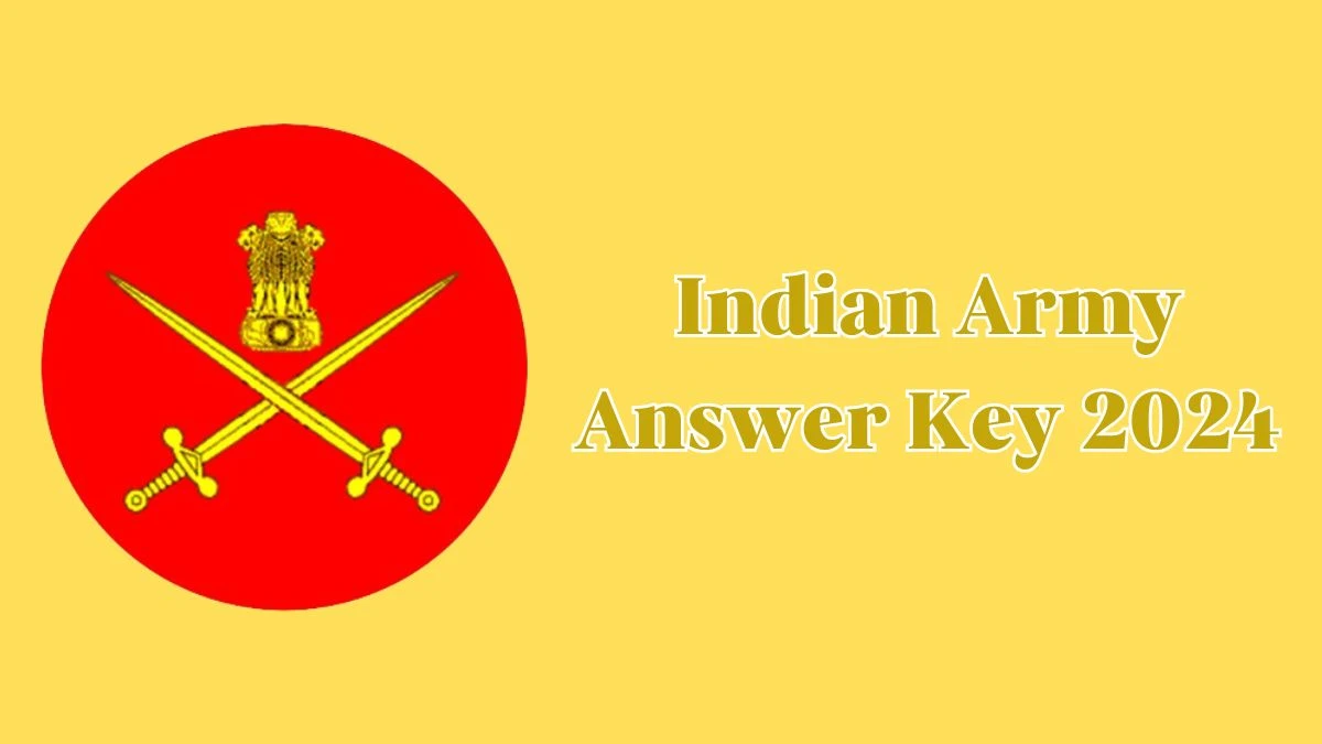 Indian Army Answer Key 2024 to be declared at joinindianarmy.nic.in, Agniveer Download PDF Here - 24 April 2024