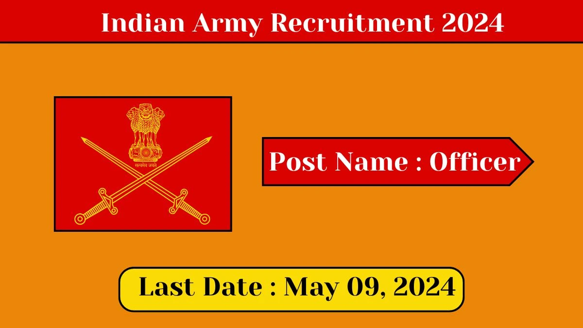 Indian Army Recruitment 2024 Notification Out For 30 Vacancies, Check Posts, Qualification, And Other Details