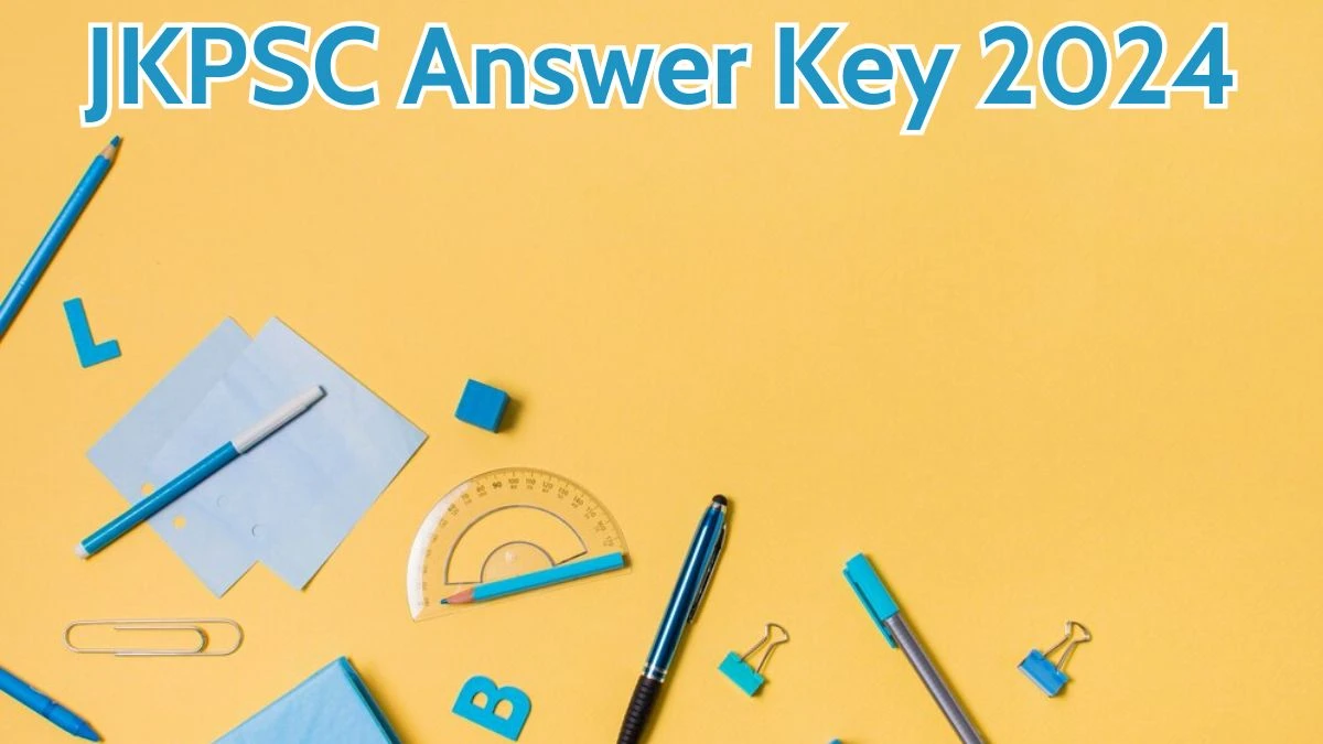 JKPSC Answer Key 2024 Available for the Medical Officer Download Answer Key PDF at jkpsc.nic.in - 23 April 2024