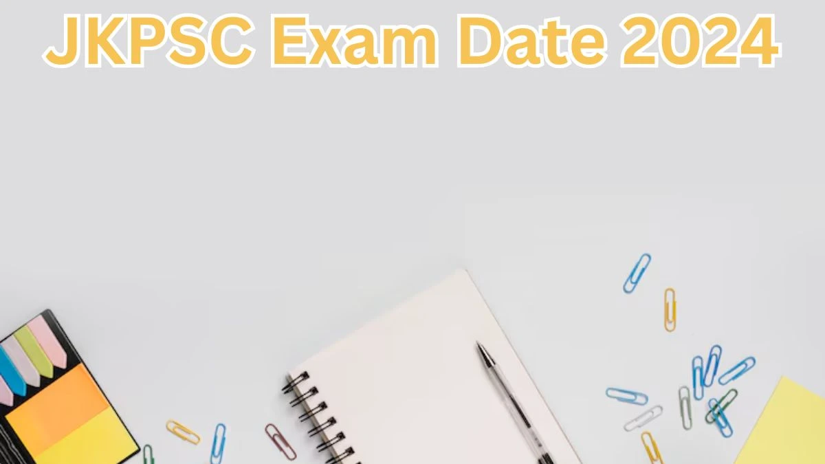 JKPSC Exam Date 2024 Check Date Sheet / Time Table of Fisheries Development Officer and Other Posts jkpsc.nic.in - 25 April 2024