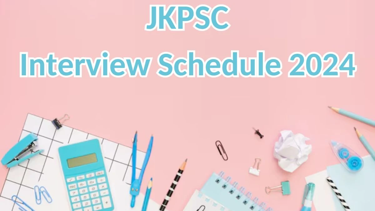 JKPSC Interview Schedule 2024 (out) Check 19-03-2024 to 03-04-2024 for Civil Judge Posts at jkpsc.nic.in - 03 April 2024