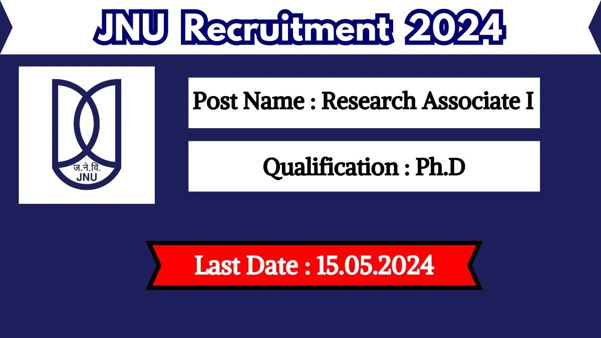 JNU Recruitment 2024 New Opportunity Out, Check, Post, Salary