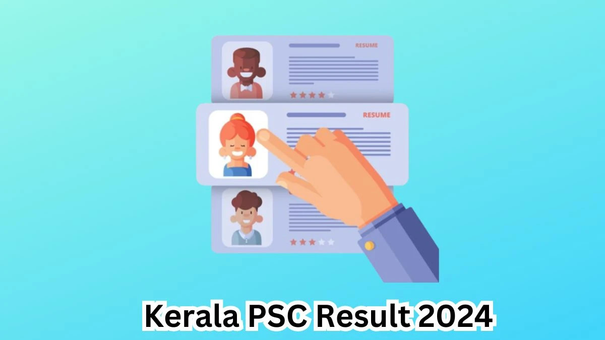 Kerala PSC Result 2024 Declared keralapsc.gov.in Mechanic Grade II Check Kerala PSC Merit List Here - 18 April 2024
