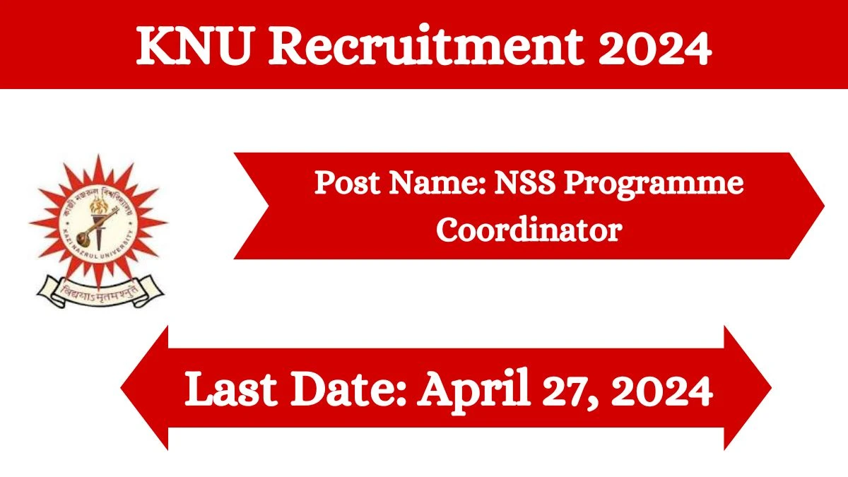 KNU Recruitment 2024 Check Post, Age Limit, Qualification, Salary And How To Apply