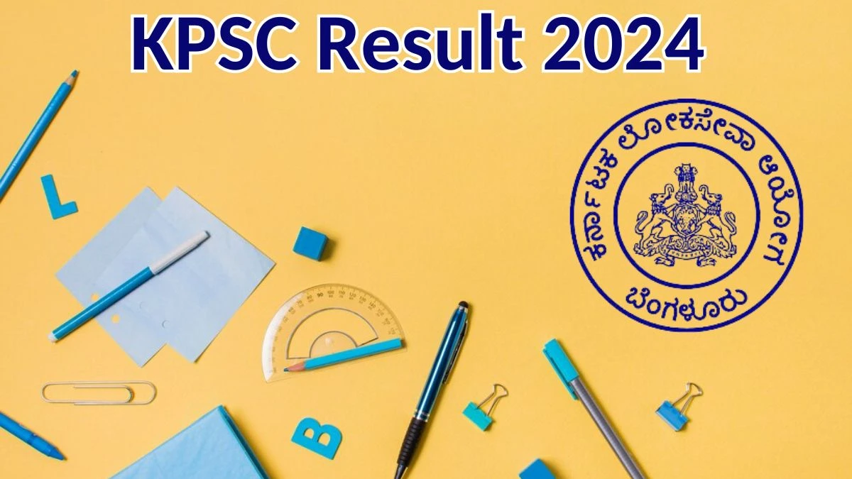 KPSC Result 2024 Declared kpsc.kar.nic.in Junior Engineer Check KPSC Merit List Here - 23 April 2024