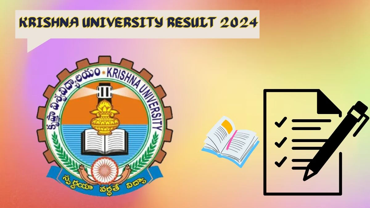 Krishna University Result 2024 (Declared) at kru.ac.in