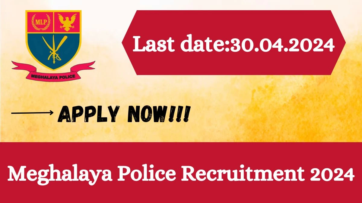 Meghalaya Police Recruitment 2024: Notification Out For 2968 Vacancies, Check Post, Age Limit, And How To Apply