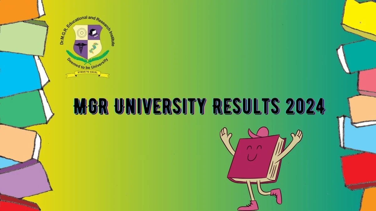 MGR University Results 2024 (Declared) at tnmgrmu.ac.in Check B.Pharm. Result 2024