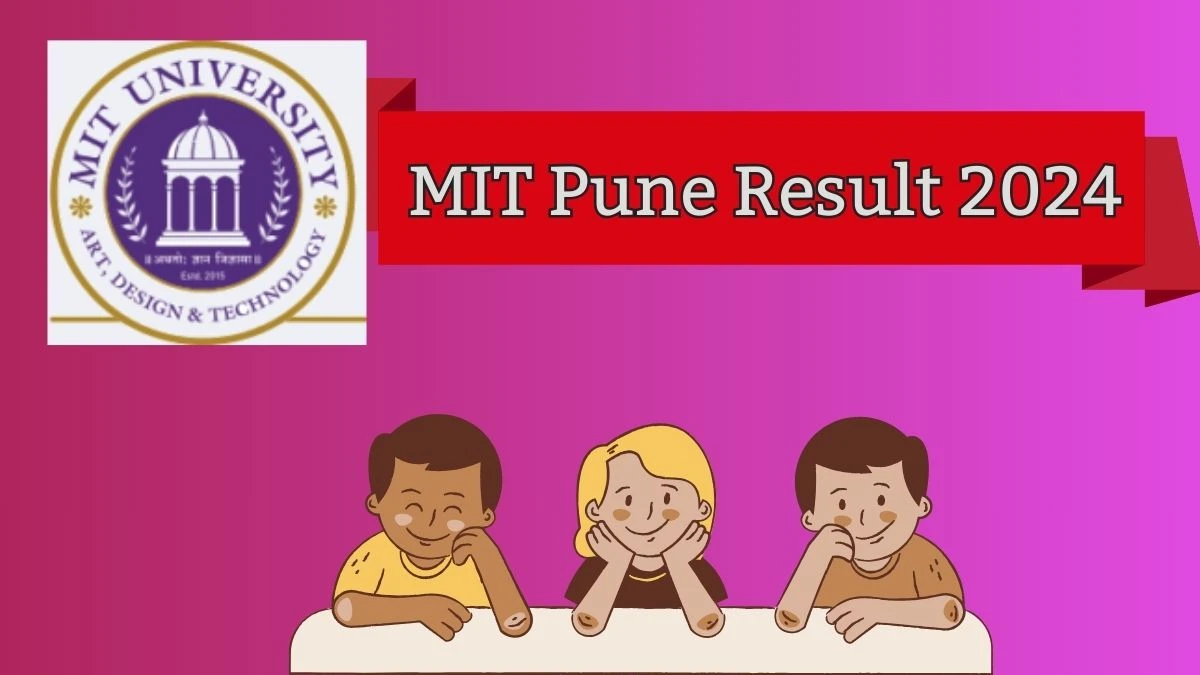 MIT Pune Result 2024 (22nd Apr) mitid.edu.in Check MIT Pune Exam Details Here