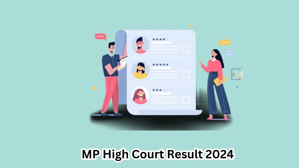 MP High Court Civil Judge Result 2024 Announced Download MP High Court Result at mphc.gov.in - 29 April 2024