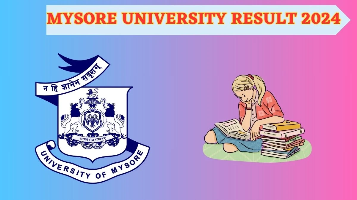 Mysore University Result 2024 (Declared) at uni-mysore.ac.in Check Demcom C & D Sem Result 2024