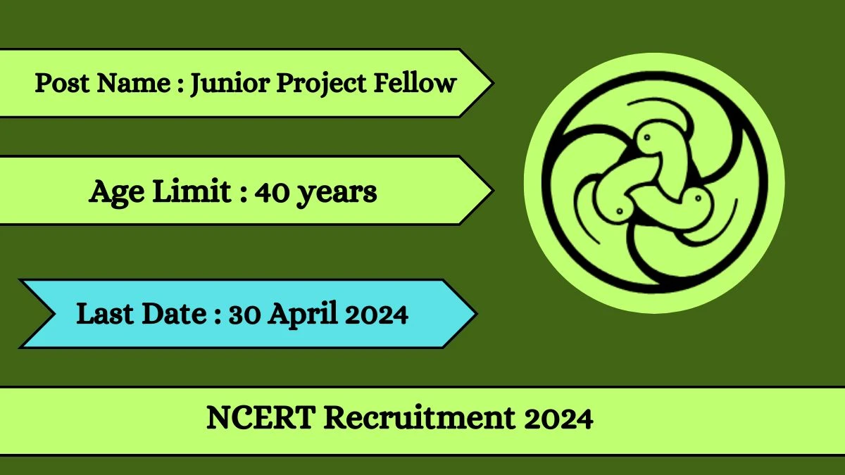 NCERT Recruitment 2024 Salary Up to 25,000 Per Month, Check Posts, Vacancies, Age, Qualification And How To Apply
