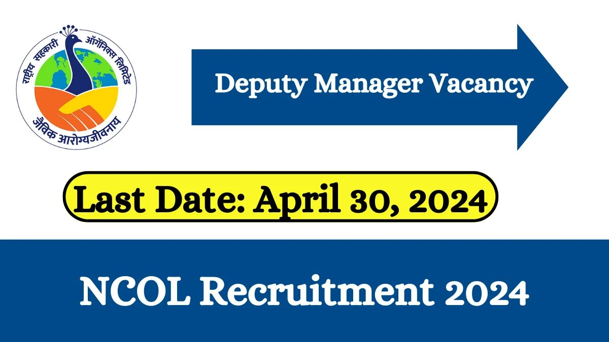 NCOL Recruitment 2024 New Notification Out For Vacancies, Check Post, Salary, Age, Qualification And Selection Process