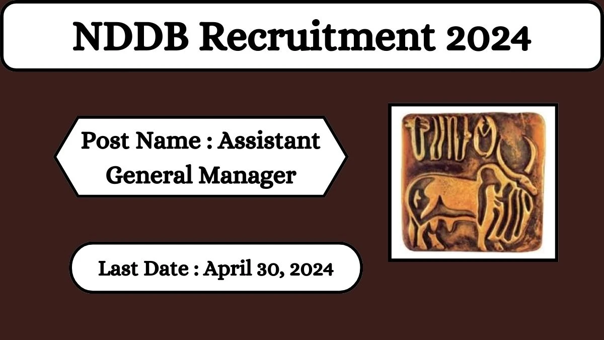 NDDB Recruitment 2024 Check Posts, Qualification And How To Apply