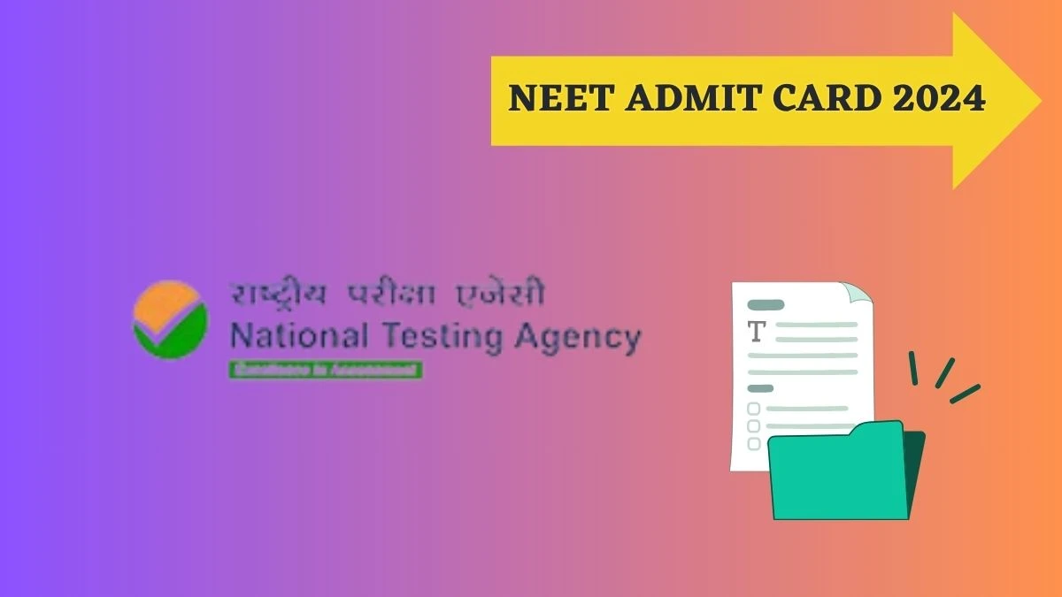 NEET Admit Card 2024 (Will be Declared) neet.nta.nic.in Download Hall Ticket