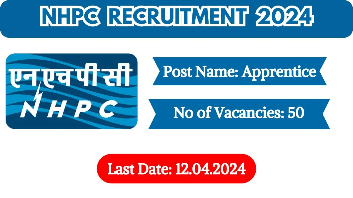 NHPC Recruitment 2024: New Notification Out, Check Post, Vacancies, Salary, Qualification, Age Limit and How to Apply