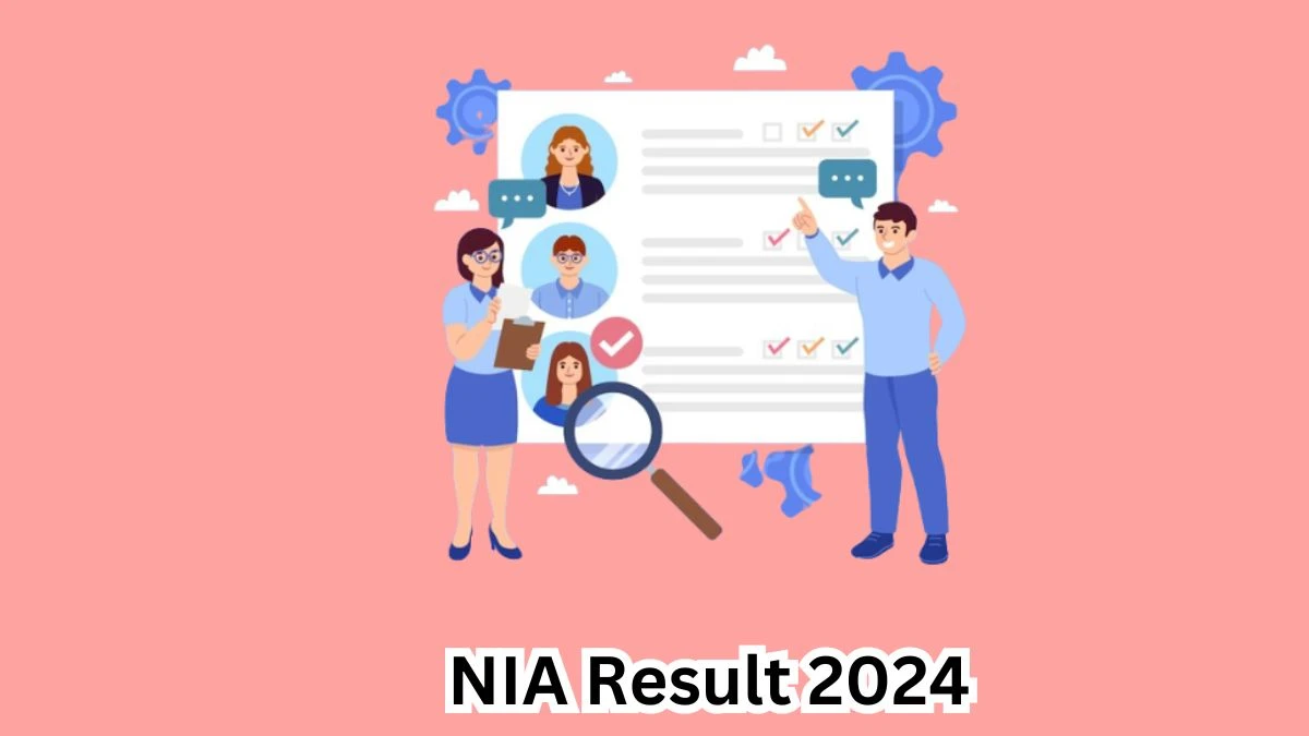 NIA Panchkarma Technician Result 2024 Announced Download NIA Result at nia.gov.in - 17 April 2024