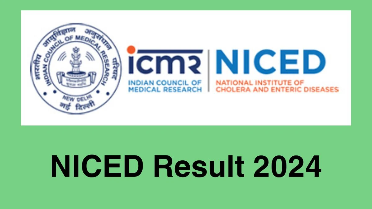 NICED Result 2024 Announced. Direct Link to Check NICED Project Technical Support-III Result 2024 niced.org.in - 30 April 2024