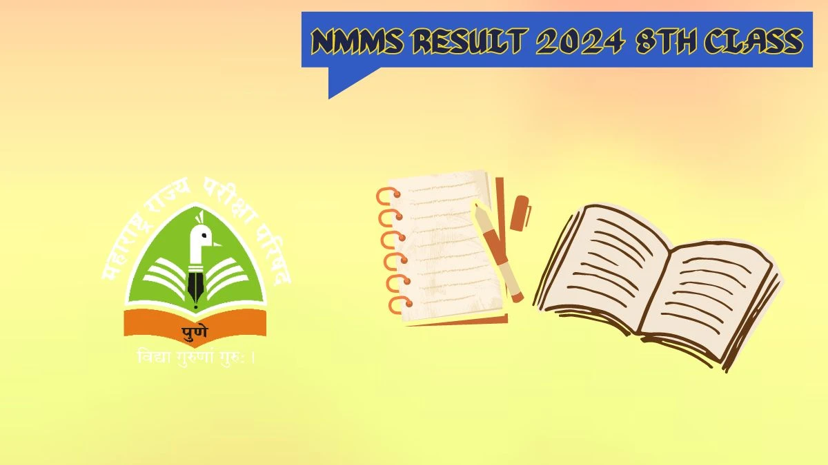 NMMS Result 2024 8th Class (out) at nmmsmsce.in