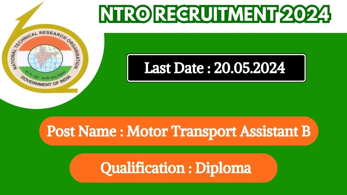 NTRO Recruitment 2024 New Opportunity Out, Check Vacancy, Post, Qualification and Application Procedure