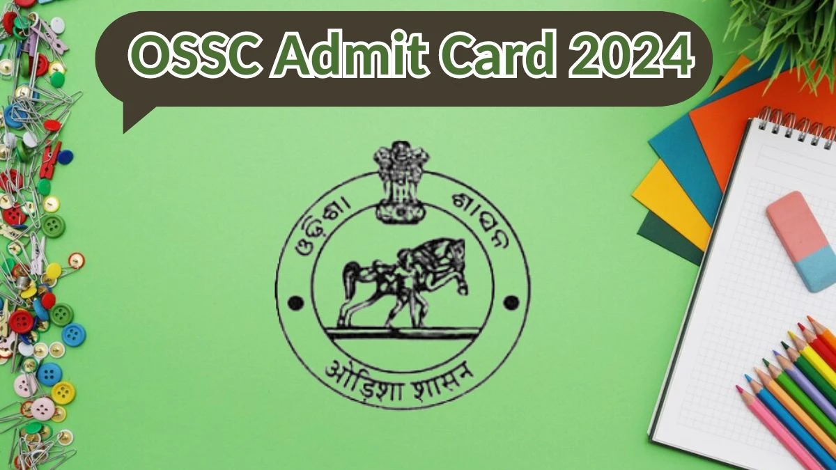 OSSC Admit Card 2024 Released @ ossc.gov.in Download Junior Stenographer And Other Posts Admit Card Here - 17 April 2024