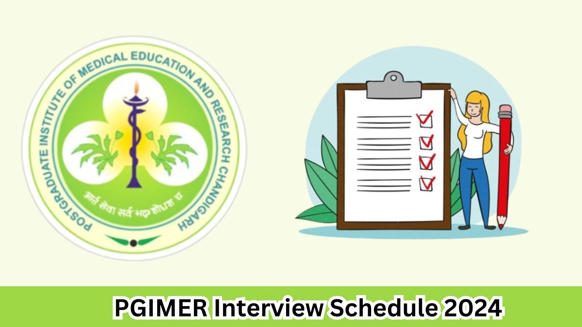 PGIMER Interview Schedule 2024 for Multi Task Staff Posts Released Check Date Details at pgimer.edu.in - 2 April 2024