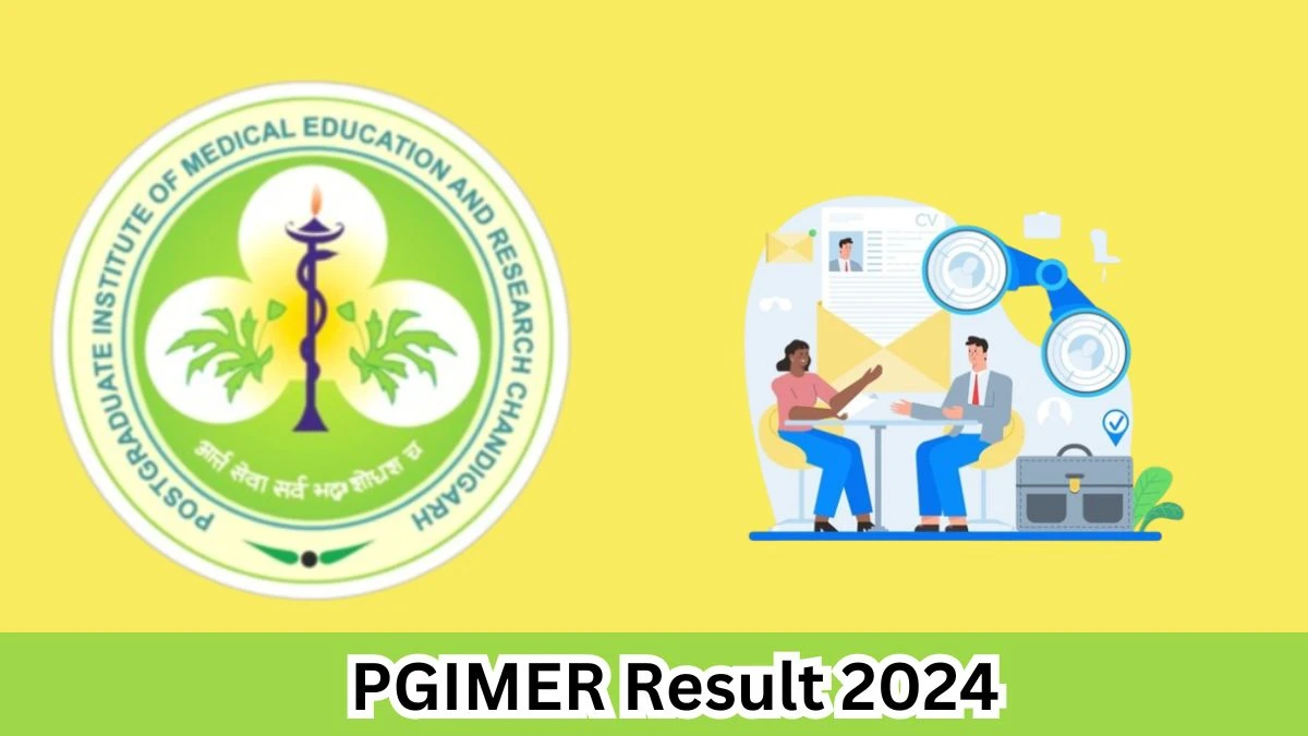 PGIMER Project Research Scientist I Result 2024 Announced Download PGIMER Result at pgimer.edu.in - 1 April 2024