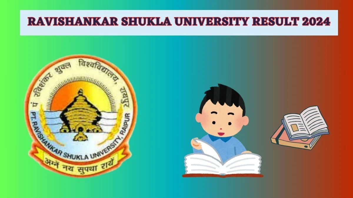 Ravishankar Shukla University Result 2024 (Out) at prsu.ac.in Check B.C.A. Part 03 Result 2024