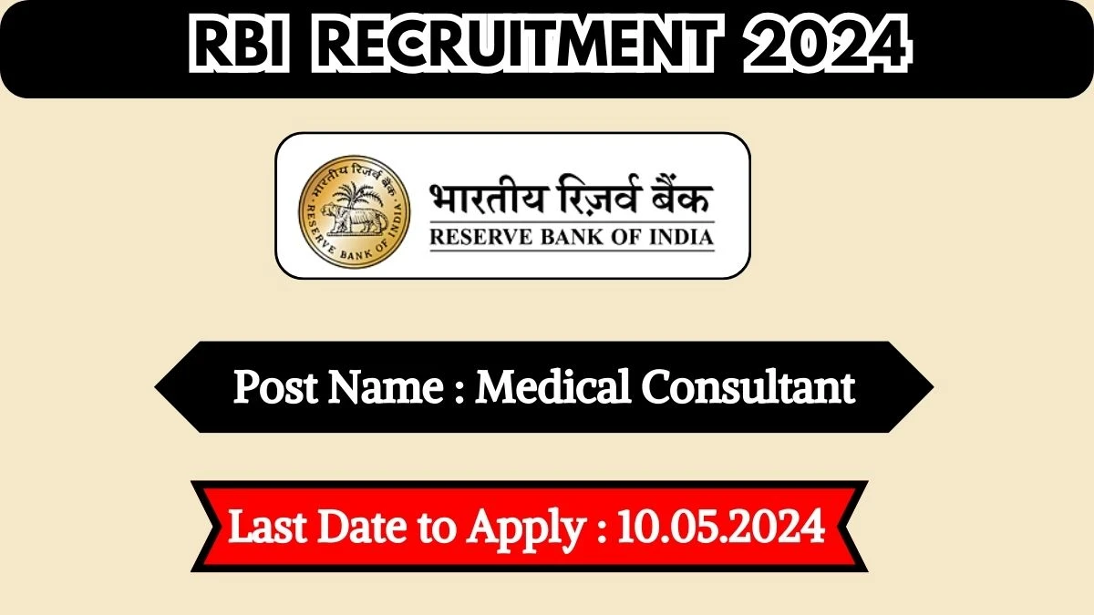 RBI Recruitment 2024 Check Post, Salary, Age, Qualification And Other Vital Details