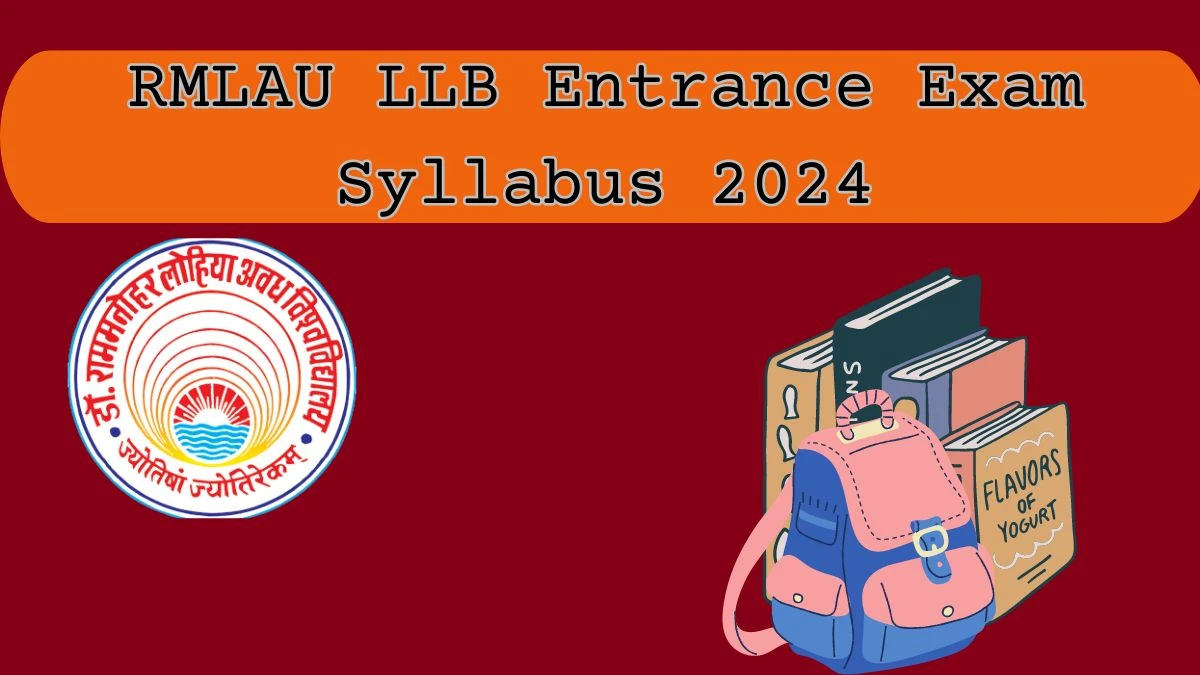 RMLAU LLB Entrance Exam Syllabus 2024 @ Check and Download