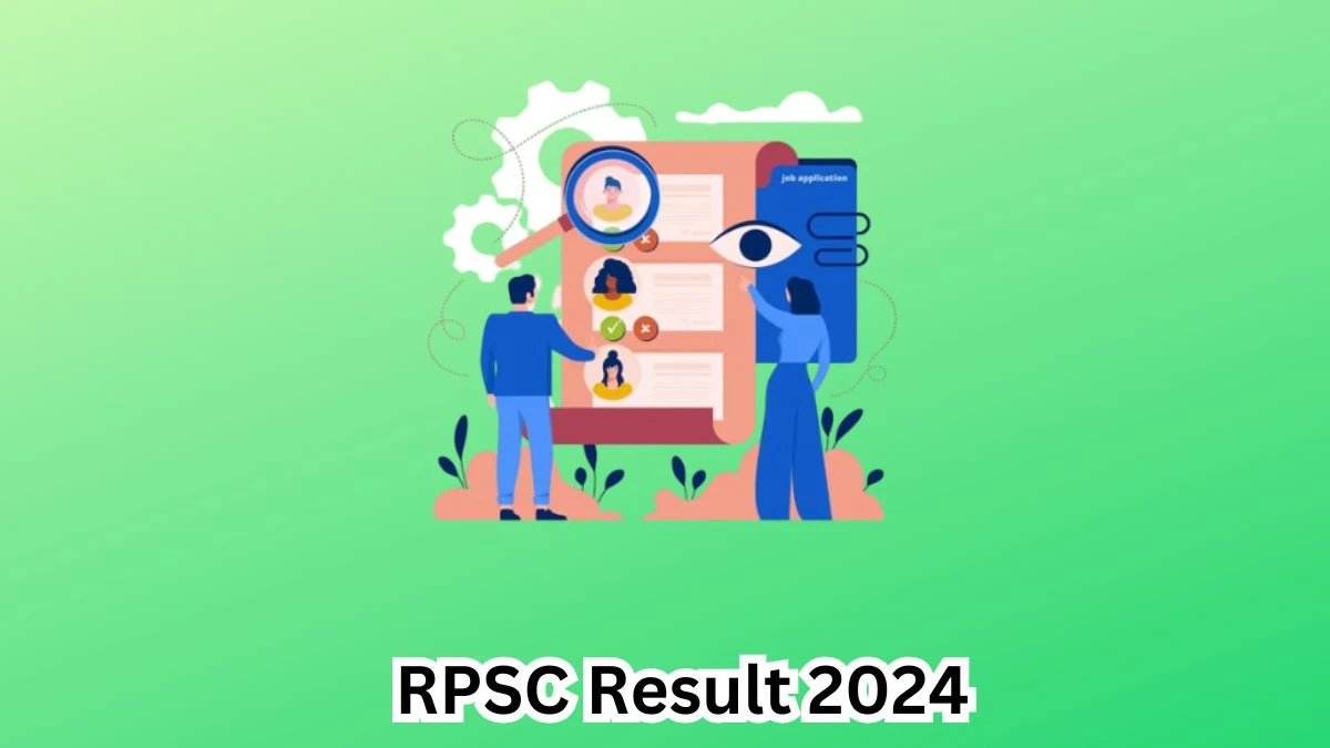 RPSC Statistical Officer Result 2024 Announced Download RPSC Result at rpsc.rajasthan.gov.in - 09 April 2024