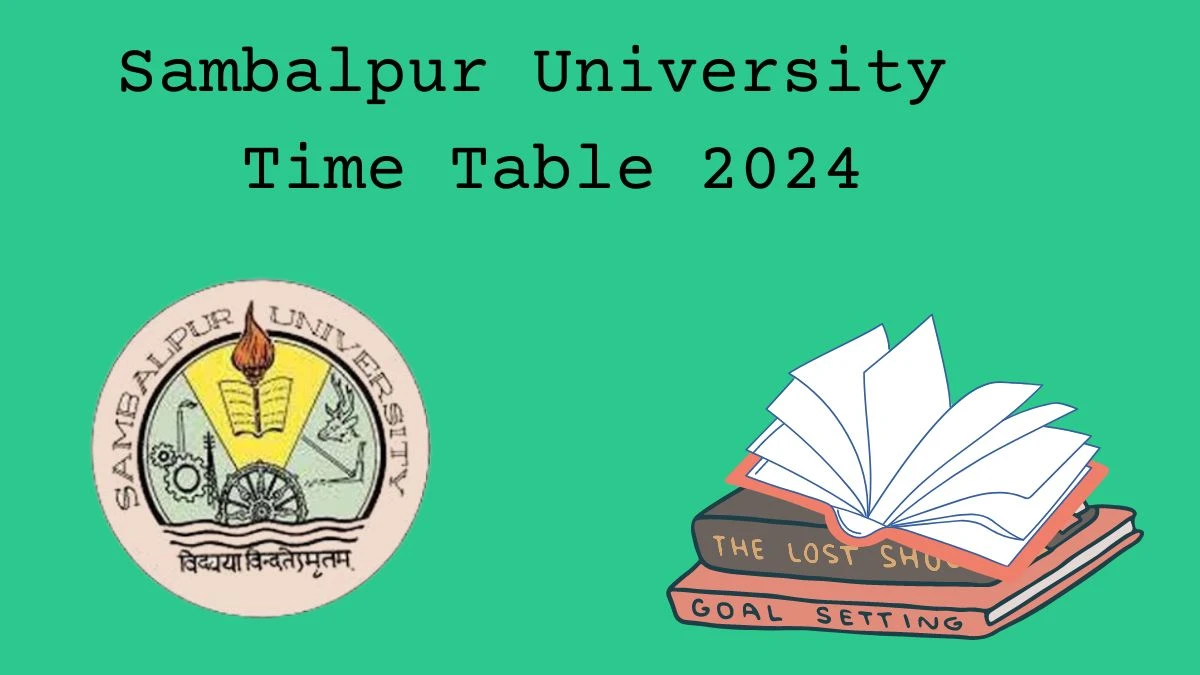 Sambalpur University Time Table 2024 (OUT) suniv.ac.in