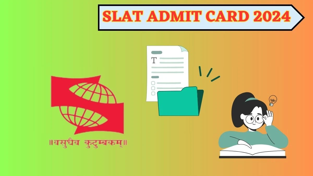 SLAT Admit Card 2024 at set-test.org Download Admit Card