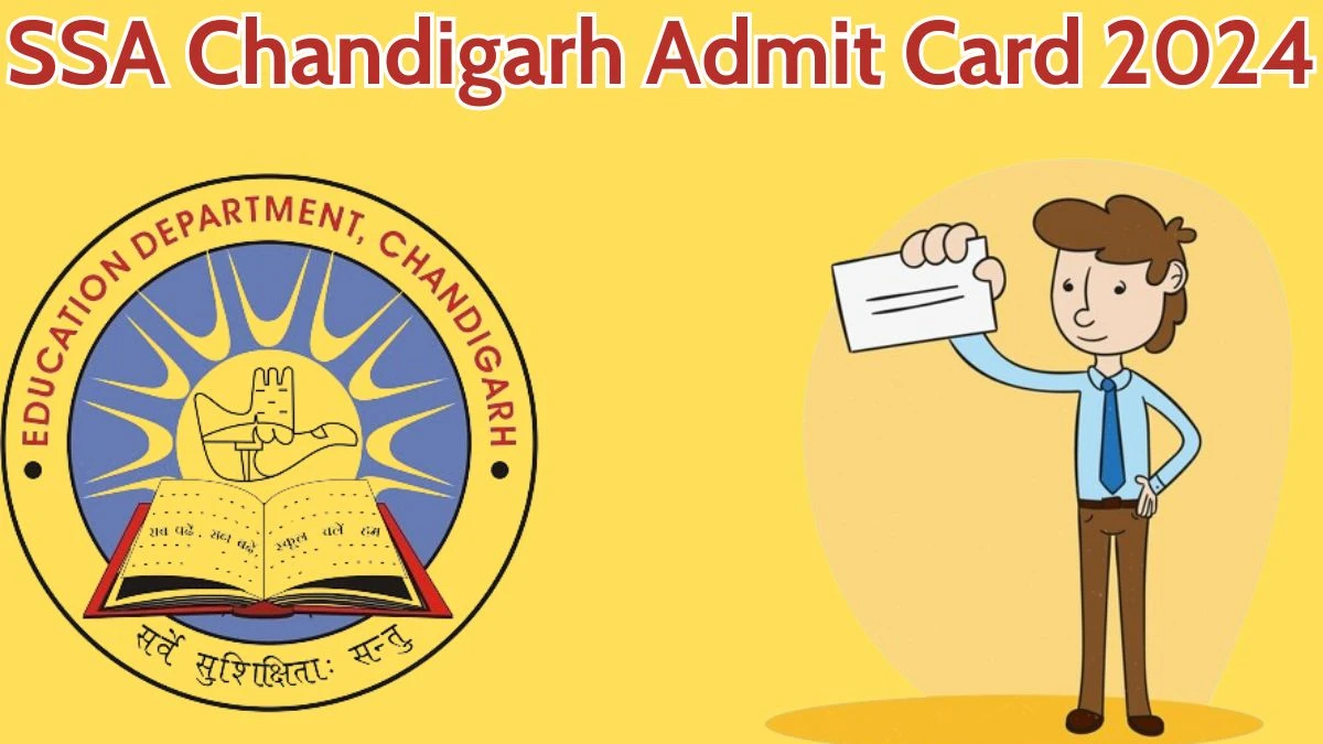 SSA Chandigarh Admit Card 2024 will be released Junior Basic Teacher Check Exam Date, Hall Ticket chdeducation.gov.in - 23 April 2024