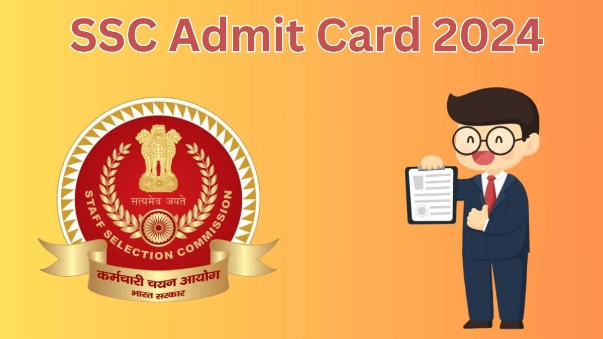 SSC Admit Card 2024 will be released on Junior Engineer Check Exam Date, Hall Ticket ssc.nic.in - 13 April 2024