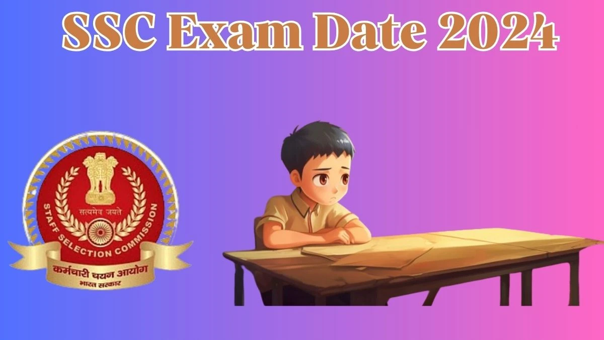 SSC Exam Date 2024 at ssc.gov.in Verify the schedule for the examination date, Junior Engineer, and site details. - 15 April 2024