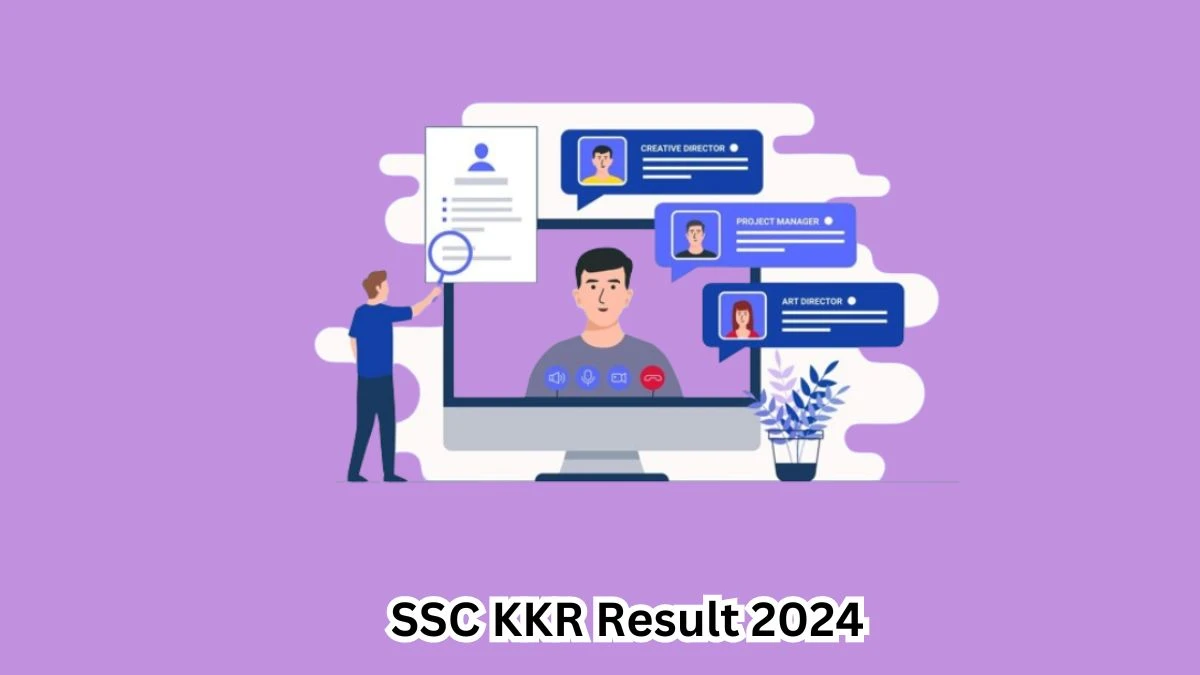 SSC KKR Result 2024 Announced. Direct Link to Check SSC KKR Pharmacist Ayurvedic Result 2024 ssckkr.kar.nic.in - 29 April 2024