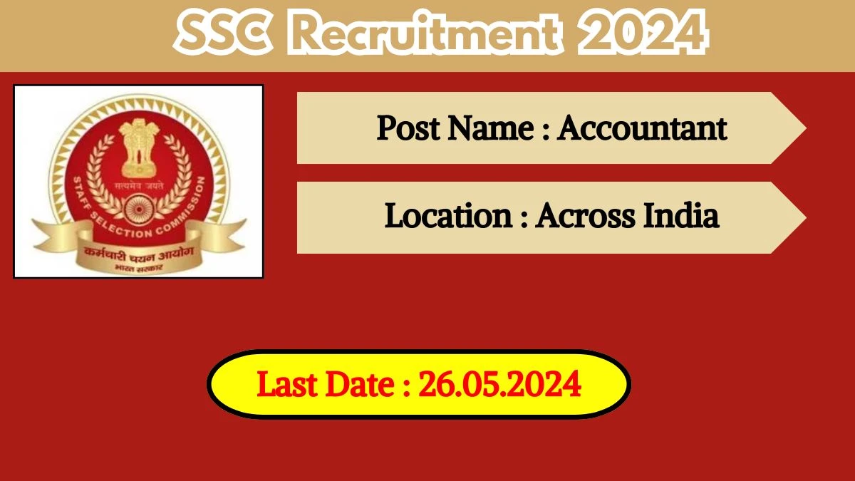 SSC Recruitment 2024 New Opportunity Out, Check Vacancy, Post, Qualification and Application Procedure