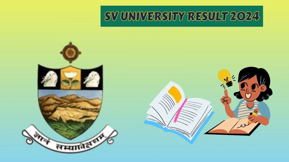 SV University Result 2024 (Announced) at svuniversity.edu.in