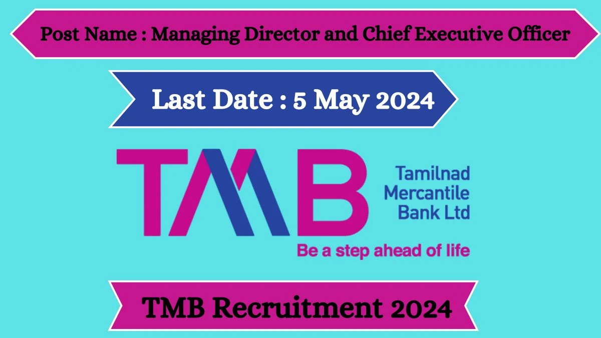 TMB Recruitment 2024 New Notification Out Check Post, Age Limit, Qualification And Other Vital Details