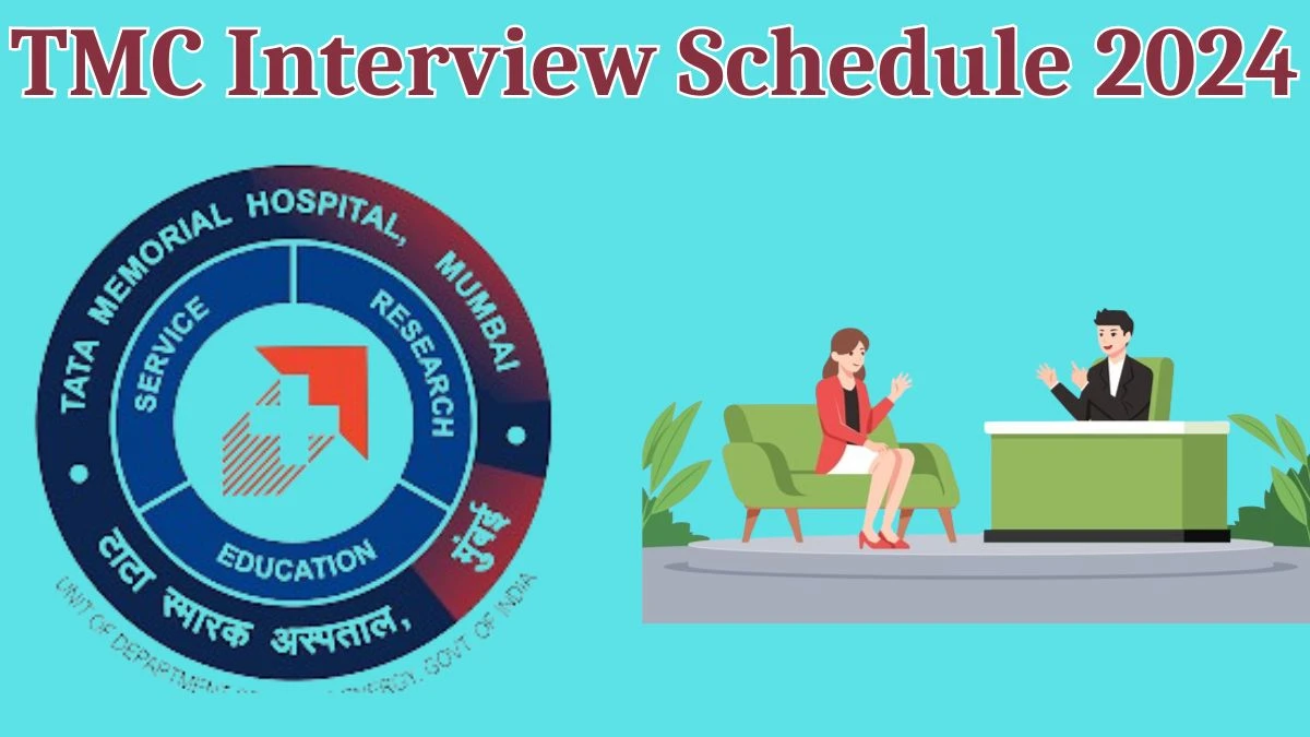 TMC Interview Schedule 2024 Announced Check and Download TMC Medical Officer at tmc.gov.in - 11 April 2024