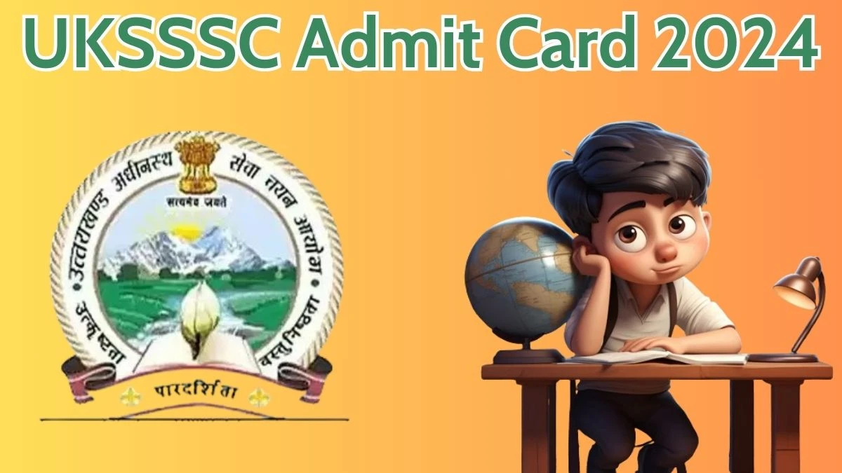 UKSSSC Admit Card 2024 will be released Instructor Check Exam Date, Hall Ticket sssc.uk.gov.in - 27 April 2024