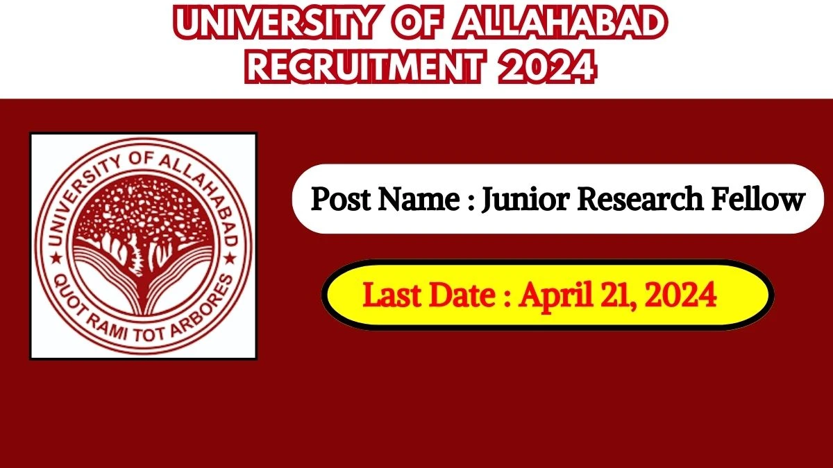 University of Allahabad Recruitment 2024 Check Posts, Salary, Qualification And How To Apply