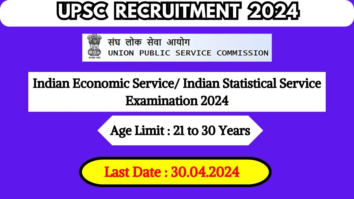UPSC Recruitment 2024 New Notification Out, Check Post, Vacancies, Qualification, Age Limit, Application Fee, Selection Process and How to Apply