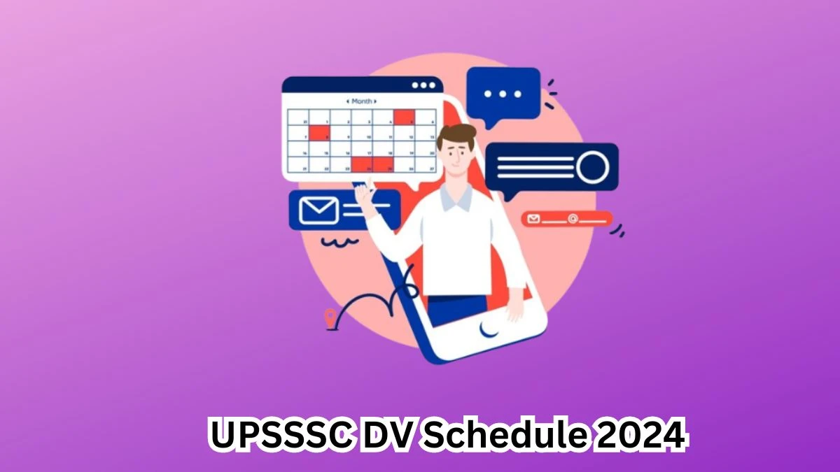 UPSSSC VPO, VDO and Social Welfare Supervisor DV Schedule 2024: Check Document Verification Date @ upsssc.gov.in - 18 April 2024