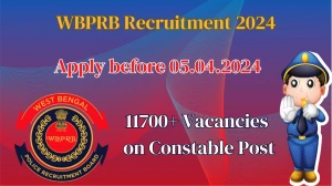 WBPRB Recruitment 2024 - Latest Constable job Vacancies on 1st April 2024